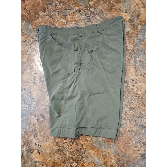 Vintage 1999 Patagonia size 34 Hiking Shorts Green Utility Nylon VTG (A16) - Picture 6 of 10